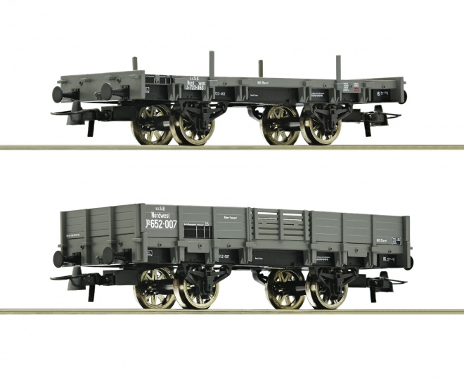 Set of 2 freight cars<br /><a href='images/pictures/Roco/Roco-67160.jpg' target='_blank'>Full size image</a>